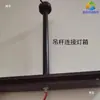 Caixa de luz publicitária para lojas de milk tea e lojas de celulares, caixa de luz macia magnética dupla face sem bordas com haste para pendurar