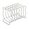Ventas Directas de Fábrica Acero Inoxidable Oso Rejilla para Tostadas Rejilla para Pan Cocina Casera Accesorios para Freidora de Aire Herramientas de Horneado