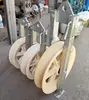 Puxador de Cabo Três em Um de Alta Qualidade com Diâmetro Grande, Roda de Nylon Resistente ao Desgaste e Canaleta para Cabo de Aço para Pendurar e Sentar