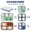 Moldes de Hielo de Silicona de Bola de Hielo, Balompié, Baloncesto, Béisbol, Tenis, Moldes de Cubitos de Hielo Esféricos, Bandejas para Cubitos de Hielo