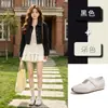 Sapatos casuais 2026 outono nova moda versátil macio confortável velcro esportivo Mary Jane feminino camurça