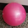 Pelota de yoga de bola de paja esmerilada, clip a prueba de explosiones en la espalda, pelota de gimnasia, pelota de fitness, pelota de Pilates, 25 cm, venta al por mayor