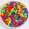 Superficie Brillante Color Mezclado Tetris DIY Crema Gel Pinza para Cabello Funda para Teléfono Material Hecho a Mano Accesorios de Resina