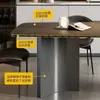 Modelo 2026, mesa de comedor con base de losa de soporte completo, lujo ligero estilo italiano, diseño moderno minimalista, adecuada para apartamentos pequeños