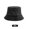 Amazon Sombrero de Pescador de Algodón Lavado para Hombre Estilo Retro Desgastado Sombrero de Sol para Montañismo Sombrero de Cubeta de Mezclilla Suave para Exteriores Transfronterizo