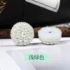 Abrigo estilo Chanel con botones hechos a mano con cuentas y cosidos a mano, gemelos, bolsillo, hebilla decorativa, ropa para niños, suéter, hebilla de perlas