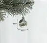 Enfeites de Bola de Natal, Bolas Plásticas Brilhantes e Foscas, Decorações para Árvore de Natal de 3/4/5/6cm