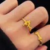 Anillo Serpiente Cetro Mismo Estilo que Little Red Book para Mujer, Serpiente del Zodiaco Antiguo, Anillo de Moda de Gama Alta, Anillo para Dedo Índice