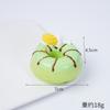 Pegatinas de refrigerador de dona de simulación de alto rebote de PU decoración creativa para el hogar comida de simulación juego postre