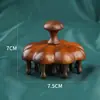 Pente de Massagem de Jacarandá Disco Pente Suavizante Cabeça de Dragagem de Meridianos do Couro Cabeludo Terapia Pente de Dente de Unha para Mulheres Presente