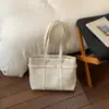 Bolso Tote Casual Retro de Gran Capacidad para Mujer, Estiloso, para el Trabajo, Verano 2026, Bolso de Mano Individual de Hombro para Mujer