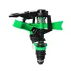 Aspersor de Brazo Oscilante Giratorio Automático de 360 Grados Aspersor de Plástico de 4 Puntos Dn15 para Césped y Jardín Aspersor Pulverizador de Agua para Riego