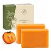 Jabón de caqui bestseller transfronterizo limpia suavemente el cuerpo y la piel, hidrata e humecta, con un aroma fresco natural y espuma densa