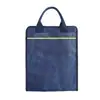 Fábrica en stock al por mayor bolsa de archivo portátil bolsa para conferencias de tela Oxford bolsa de archivo maletín de negocios con logotipo personalizado