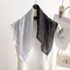 Novo Lenço Quadrado Pequeno de Algodão Puro Artístico Retrô Feminino Primavera e Outono Versátil Lenço Francês Lenço de Seda Enrolado de Algodão Lenço Decorativo para Cabeça