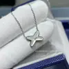 Colar Cruz Branco Pérola do Mar Dourado V Estilo Rainha Shangmei Esculpido com Precisão CNC Banhado Ouro Rosa 18K Corrente Clavícula Retenção de Cor Longa Duração