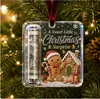 Nuevas decoraciones navideñas acrílicas de venta caliente transfronteriza, colgantes creativos, adornos navideños acrílicos