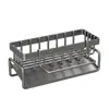 Estante para Paños de Cocina Transfronterizo Estante de Almacenamiento de Cocina Cesta Escurridora al Lado del Fregadero Estante Multifuncional para Encimera Almacenamiento de Esponjas y Líquido para Lavar Platos