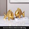 Adornos Modernos Simples de Peces Dorados Juego Oficina Decoración Gabinete de Vino Hogar Sala de Estar Mueble de TV Artesanías Decoraciones