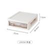 Caja Archivadora Transparente A5 Gruesa con Cajón Plástico Almacenamiento Archivador Cajonera Gabinete de Almacenamiento para Escritorio de Estudiante