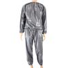 Roupas de Chuva Fitness para Exterior e Interior Pvc Cinza Masculino e Feminino Modelagem Corporal Corrida Descartável Pvc Roupas Esportivas Sauna