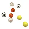 Suministros para Mascotas Transfronterizos Juguete de Espuma PU Baloncesto 6cm Pelota Elástica Espuma Esponjosa Balón de Fútbol Juguete de Pelota para Perro