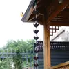 Cadena de Lluvia para Jardín Exterior con Colibríes, Cadena Guía de Agua para Patio, Cadena de Drenaje para Aleros, Cadena de Lluvia para Villa, Decoración de Canalón, Cadena de Bajante