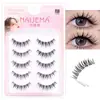 Pestañas Postizas Enteras Naimei de Una Pieza con Tallo Duro Tallo Transparente Estilo Natural COS Maquillaje Tailandés Pequeño Demonio Principiante Diario