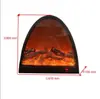 Gabinete Triangular para Chimenea con Fuego Electrónico de Forma Irregular, Calefacción de Pared de Fondo de Estufa de Arco Semicircular en Forma de L Empotrada, Otros