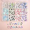 24 Novo Dos Desenhos Animados Nail Art Jóias Verão Dos Desenhos Animados Sanrio Kt Cat Estéreo Resina Unhas Decoração Set