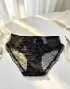 Calcinhas Rendadas Picantes com Estampa de Leopardo e Bolinhas, Pretas e Brancas Vazadas de Cintura Alta Finas para Mulheres