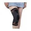 Joelheiras de Nylon Tricotadas Quatro Cores para Basquete Transfronteiriço, para Esportes, Pular Corda, Fitness, Aquecimento de Joelho ao Ar Livre, Alívio de Pressão, Joelheiras Respiráveis
