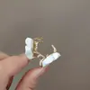 Presilha de Prendedor Pequena Refinada com Pérola e Strass para Franja Lateral Novo Mini Presilha de Tubarão para Meio do Cabelo Grampo de Cabelo Acessório de Cabeça