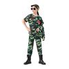 Traje de Camuflaje para Niños y Niñas, Uniforme Militar de Entrenamiento de Manga Larga para Primavera y Otoño para Estudiantes de Primaria y Secundaria, Ropa de Verano de Fuerzas Especiales, Ropa para Actuaciones