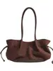 Bolso Grande de Gamuza Retro Modelo 2026 para Mujer Bolso de Hombro Simple de Nicho Bolso de Axila Bolso Tote Casual para el Trabajo