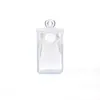 Mini Bolsa de Almacenamiento Linda PVC Tridimensional Transparente a Prueba de Polvo Bolsa con Colgante de Botón de Exhibición Mini Bolsa para Salir