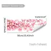Adesivos Decorativos de Janela Florais Simples e Frescos para Janelas, Vitrines, Portas de Vidro, Decoração de Casa, PVC de Aderência Estática Visível dos Dois Lados