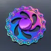 Atacado do Fabricante Spinner Colorido de Liga para Ponta do Dedo Brinquedo de Barraca de Rua Brinquedo de Descompressão Hand Spinner Spinner de Dedo