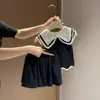 Conjunto de Ropa de Verano 2026 para Niñas: Conjunto de Dos Piezas sin Mangas para Bebés Niñas: Camisa Polo y Falda Corta, Traje de Verano para Niñas