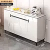 Aparador de Luxo Leve Uso Doméstico Montado na Parede Integrado Simples Moderno Armário Multifuncional de Armazenamento Sala de Estar Cozinha Armário
