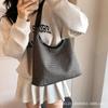 Bolso Tote de Moda de Gran Capacidad para Mujer 2024 Nuevo Casual Simple Bolso Sobaco Bolso de Hombro para Estudiantes