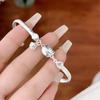 Pulsera de Campana de Hellokitty Pie Plata 9999 Pulsera de Plata Esterlina para Mujer Pulsera Chapada en Oro de 24K Regalo de San Valentín