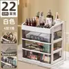 Caja Organizadora de Maquillaje para Escritorio de Casa Estante de Almacenamiento de Plástico Cajón Tipo Portamaquillaje Caja de Almacenamiento Transparente