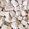 Bloques de construcción de madera, modelo de cubo de 2 cm, materiales hechos a mano para bricolaje, bloques de madera pequeños educativos para niños, juego de entrenamiento de pensamiento