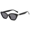 Transfronterizo Nuevo Retro Sentido de Alta Gama Popular en Internet Gafas Ojo de Gato Gafas de Sol de Montura Pequeña Europeas y Americanas Gafas de Sol Protectoras del Sol 58068