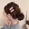 Grampo Lateral Clareador Outono/Inverno Feminino Retrô Sem Costura High-End Grampo para Franja Estilo Coreano Atmosfera Fashionável Grampo de Uma Palavra Acessórios de Cabelo