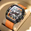 Amazon popular diseño de placa grande reloj popular para hombre aolona/ONOLA reloj de cuarzo multifuncional resistente al agua para hombre