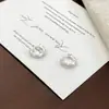 Tiqi Niche Joyería Fina de Plata de Ley S925 Brazaletes para Oreja de Flor de Rosa para Mujeres, Pendientes Florales Dulces, Exquisita Joyería para Orejas