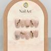Colección de arte de uñas puramente usada a mano, parche de arte de uñas, uñas postizas desmontables, uñas largas y cortas, productos terminados de fototerapia al por mayor