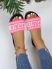 Verano Nuevo Europeo y Americano Talla Grande Sandalias y Pantuflas de Punta Abierta Moda Casual Pantuflas de Suela Blanda Combinables Pantuflas Transfronterizas